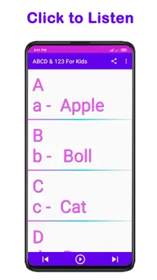 ABCD & 123 For Kids android App screenshot 11