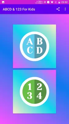 ABCD & 123 For Kids android App screenshot 7